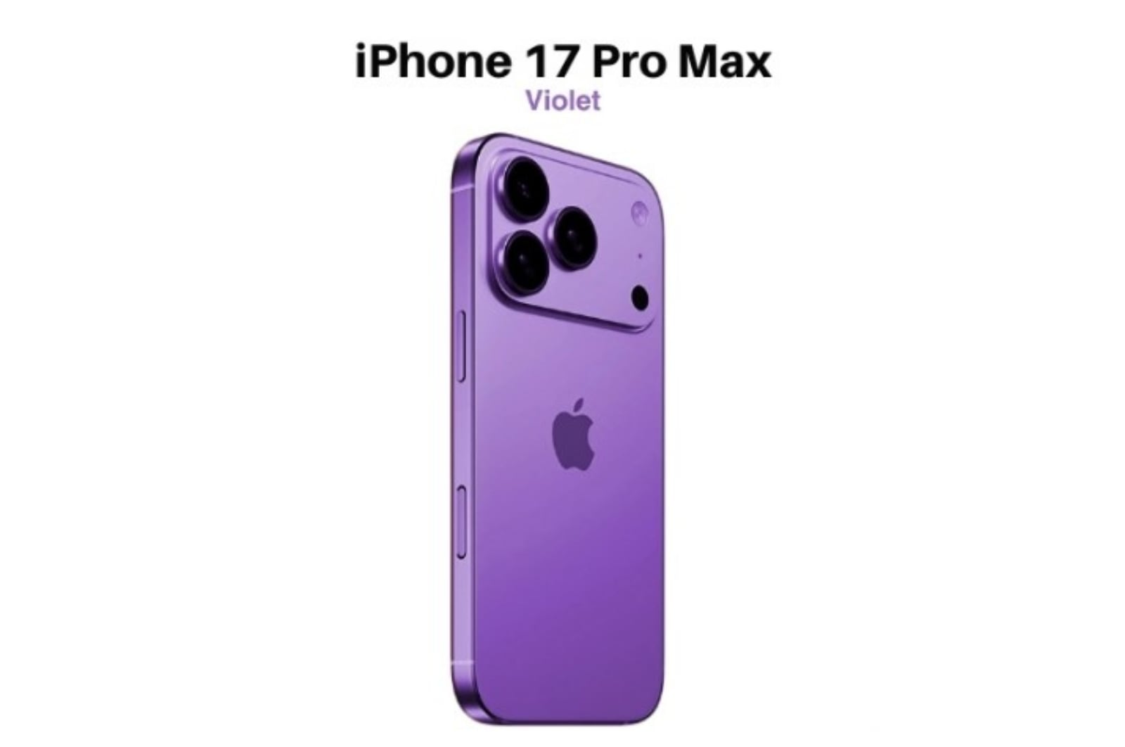 Hình ảnh cho danh mục iPhone 17 Pro Max màu tím: Điểm nhấn trên dòng Pro Max